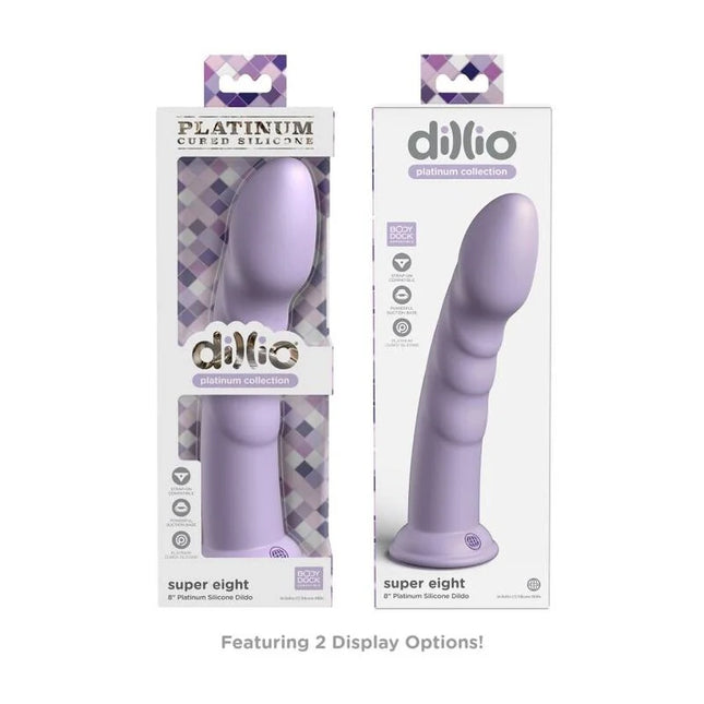 DILLIO - SUPER ACHT 20,32 CM - VIOLETT - Dildo mit Saugnapf