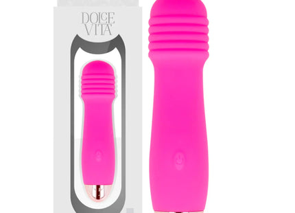 DOLCE VITA - AUFLADBARER VIBRATOR DREI ROSA 7 GESCHWINDIGKEITEN