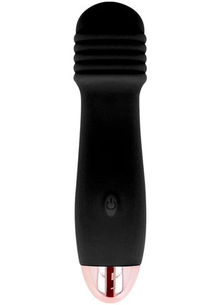DOLCE VITA - AUFLADBARER VIBRATOR DREI SCHWARZ 7 GESCHWINDIGKEIT