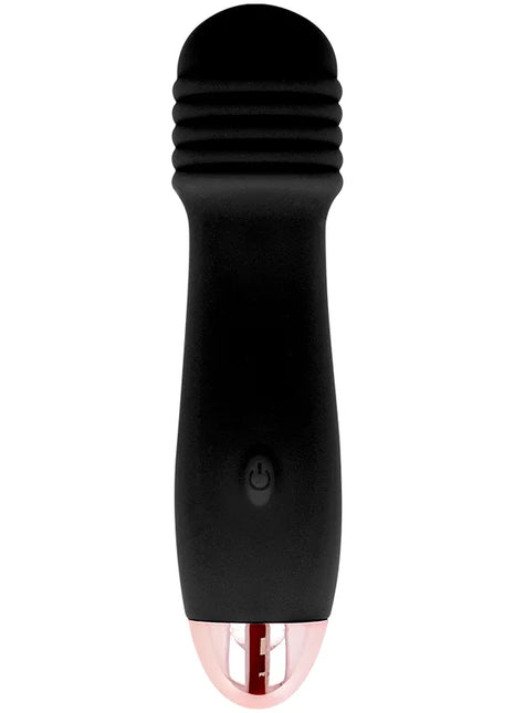 DOLCE VITA - AUFLADBARER VIBRATOR DREI SCHWARZ 7 GESCHWINDIGKEIT