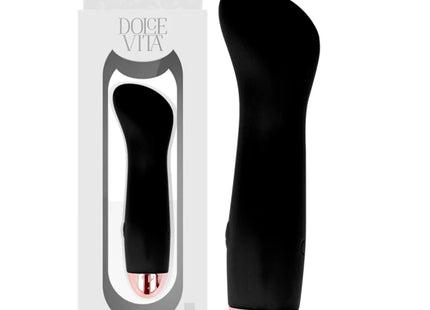 DOLCE VITA - AUFLADBARER VIBRATOR EINE SCHWARZE 7-GESCHWINDIGKEIT