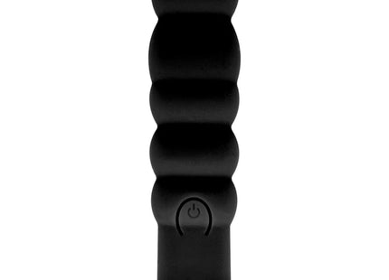 DOLCE VITA - AUFLADBARER VIBRATOR SECHS SCHWARZ 7 GESCHWINDIGKEITEN