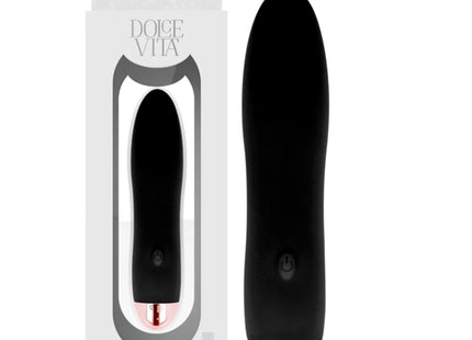 DOLCE VITA - AUFLADBARER VIBRATOR VIER SCHWARZ 7 GESCHWINDIGKEITEN