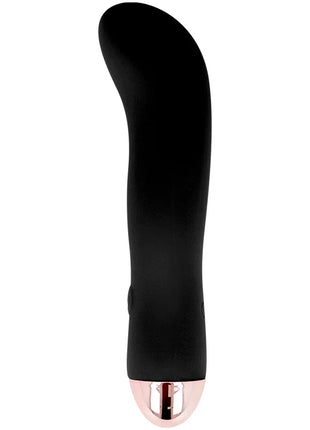 DOLCE VITA - AUFLADBARER VIBRATOR ZWEI SCHWARZ 7 GESCHWINDIGKEIT