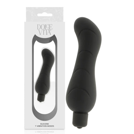 DOLCE VITA - G-SPOT BLACK SILICONE