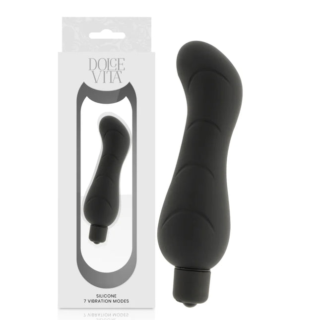 DOLCE VITA - G-SPOT BLACK SILICONE