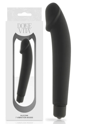 DOLCE VITA - REALISTIC BLACK SILICONE
