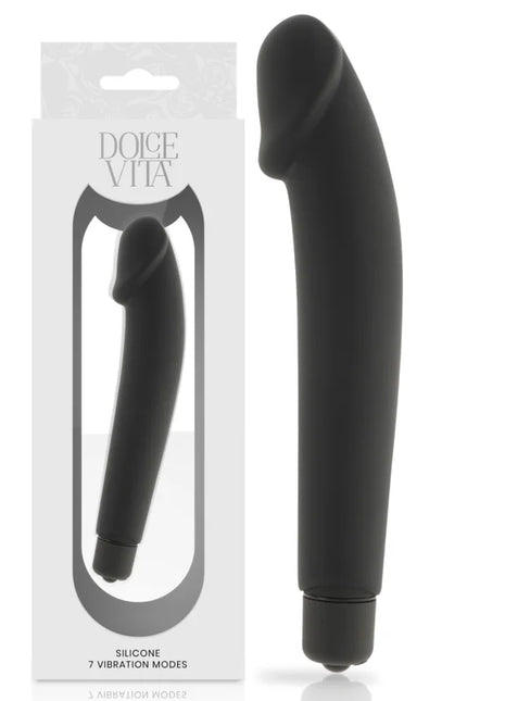DOLCE VITA - REALISTIC BLACK SILICONE