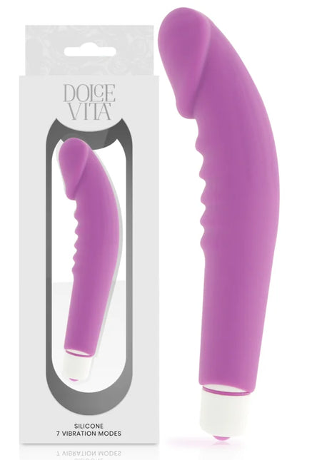 DOLCE VITA - REALISTIC PLEASURE PURPLE SILICONE