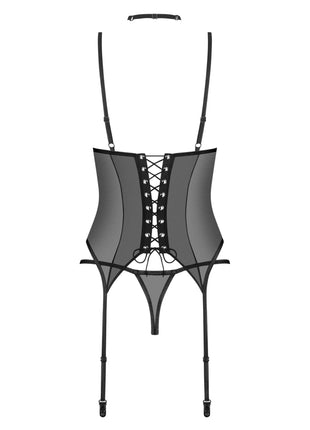 Strapshemd Set Donarella schwarz - XL/2XL-3