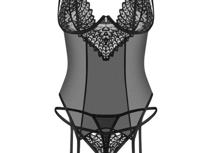 Strapshemd Set Donarella schwarz - XL/2XL-0