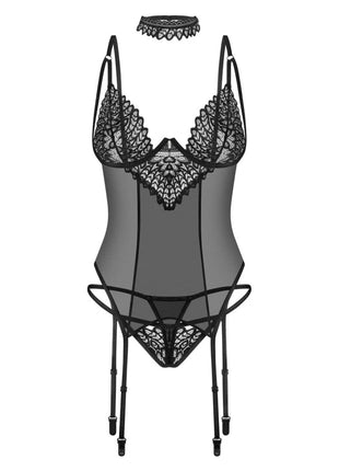 Strapshemd Set Donarella schwarz - XL/2XL-0