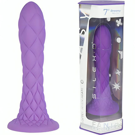 DreamFlex Violett - Fantasy Dildo mit Flexi-Kern - 18.5 cm - — / VIOLETA - Dildo mit Saugnapf