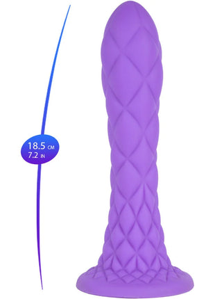 DreamFlex Violett - Fantasy Dildo mit Flexi-Kern - 18.5 cm - — / VIOLETA - Dildo mit Saugnapf