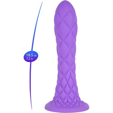 DreamFlex Violett - Fantasy Dildo mit Flexi-Kern - 18.5 cm - — / VIOLETA - Dildo mit Saugnapf