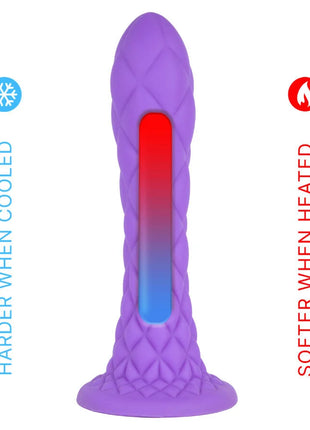 DreamFlex Violett - Fantasy Dildo mit Flexi-Kern - 18.5 cm - — / VIOLETA - Dildo mit Saugnapf
