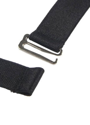 Dreiteiliges Set BH + Strumpfgürtel + String Schwarz - Strumpfband Set
