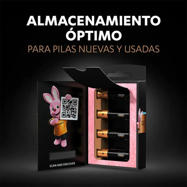 DURACELL - OPTIMUM 200 ALKALINE BATTERIE AAA LR03 4 EINHEIT - Alkali-Batterien