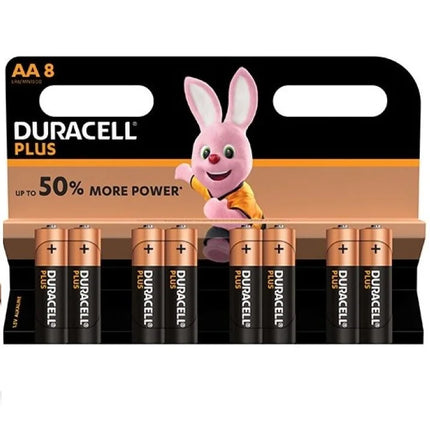 DURACELL - PLUS POWER BATTERIE AA LR6 8 EINHEITEN - Alkali-Batterien