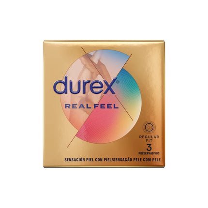 DUREX - ECHTE GEFÜHLKONDOME 3 EINHEITEN - Kondome - empfindlich
