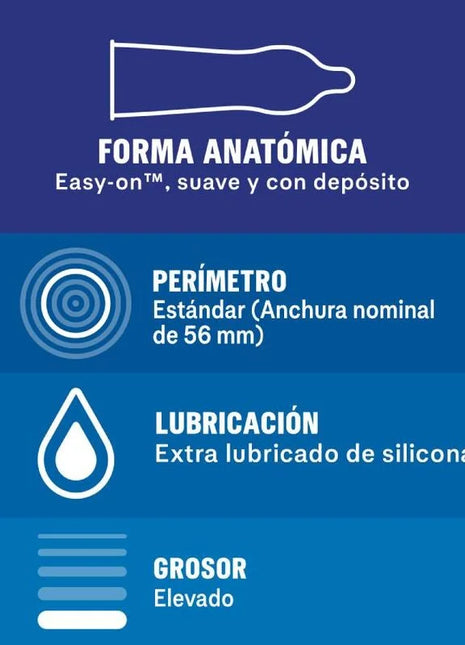 DUREX - EXTRA SEGURO 12 EINHEITEN - Kondome