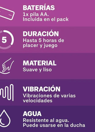 DUREX - INTENSIVER ORGASMISCHER PURE FANTASY-VIBRATOR - Minivibrator