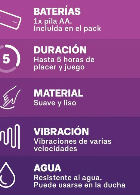 DUREX - INTENSIVER ORGASMISCHER PURE FANTASY-VIBRATOR - Minivibrator