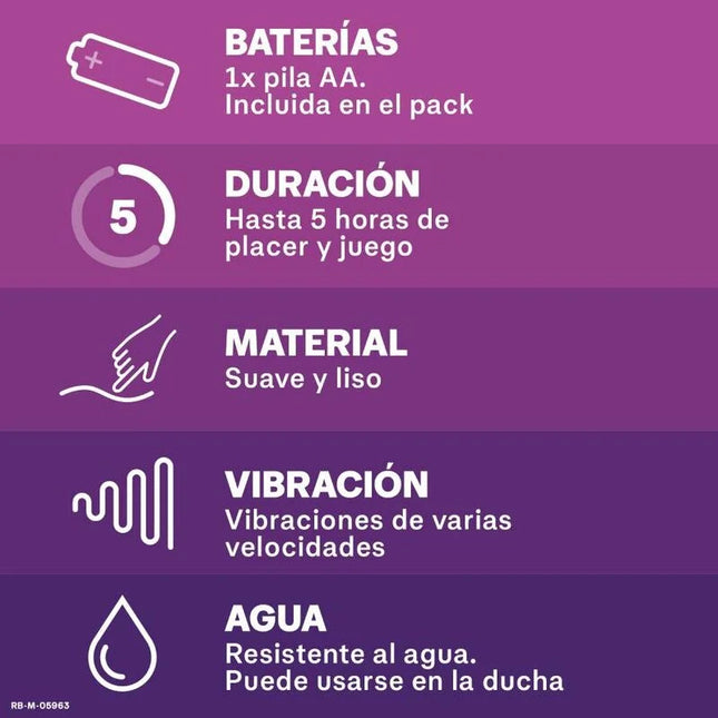 DUREX - INTENSIVER ORGASMISCHER PURE FANTASY-VIBRATOR - Minivibrator