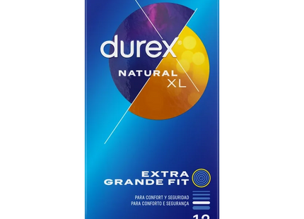 DUREX - NATURAL XL 12 EINHEITEN - Kondome