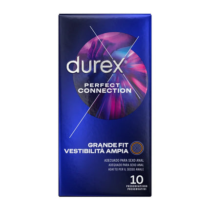 DUREX - PERFECT CONNECTION SILIKON EXTRA SCHMIERUNG 10 EINHEITEN - Kondome