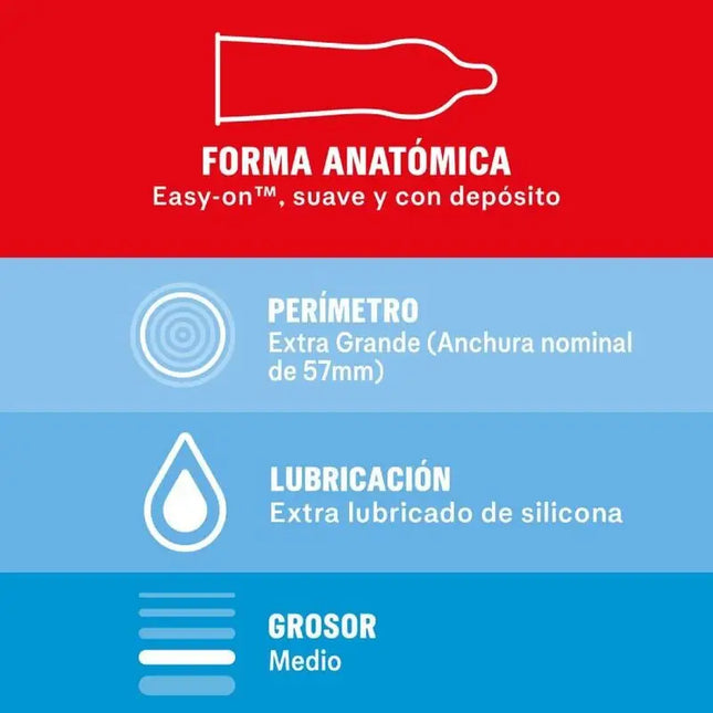 DUREX - SENSITIVE XL-KONDOME 10 EINHEITEN - Kondome - empfindlich