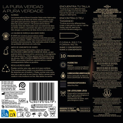 DUREX - TOTAL CONNECTION ULTRA FINE PLUS LATEXFREI 10/20 EINHEITEN