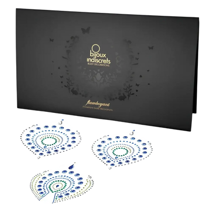 BIJOUX - INDISCRETS INTIMSCHMUCK BLAU UND GRÜN - Körperschmuck