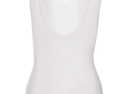 ecru Body mit Netzeinsatz und Spitze KA923323 von Kalimo - Body