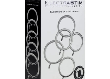 ELECTRASTIM - ELECTRARINGS METALL-PENISRINGE 5ER-PACK