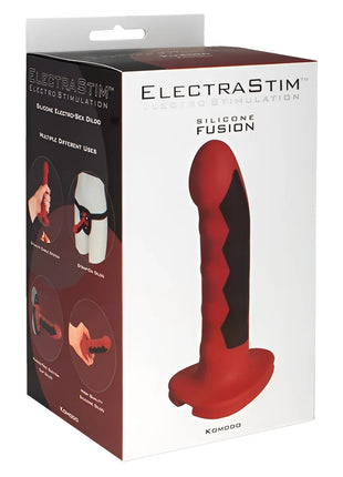 ELECTRASTIM - SILIKON FUSION KOMODO DILDO - Dildo mit Saugnapf