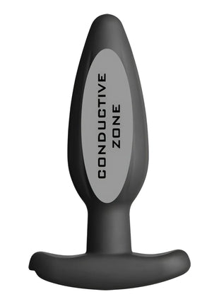 ELECTRASTIM - SILIKON SCHWARZ ROCKER BUTT PLUG MITTEL - Analplug