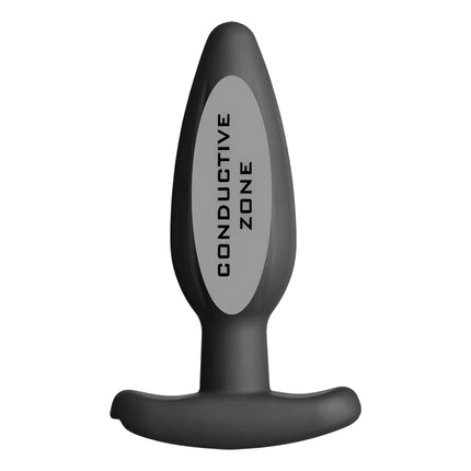 ELECTRASTIM - SILIKON SCHWARZ ROCKER BUTT PLUG MITTEL - Analplug