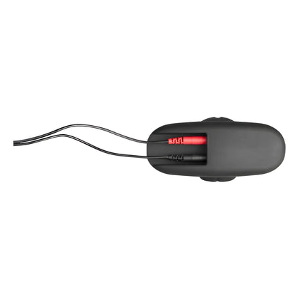 ELECTRASTIM - SILIKON SCHWARZ ROCKER BUTT PLUG MITTEL - Analplug