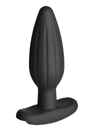 ELECTRASTIM - SILIKON SCHWARZ ROCKER BUTT PLUG MITTEL - Analplug