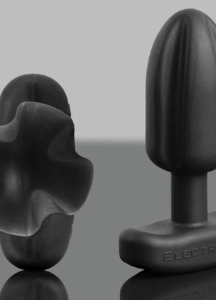 ELECTRASTIM - TARTARUS ANAL PLUG QUADRIPOLAR SILIKON SCHWARZ - Analplug