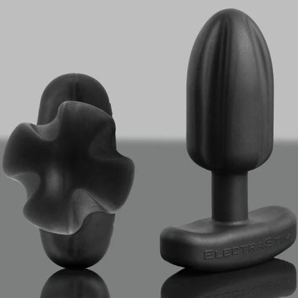 ELECTRASTIM - TARTARUS ANAL PLUG QUADRIPOLAR SILIKON SCHWARZ - Analplug