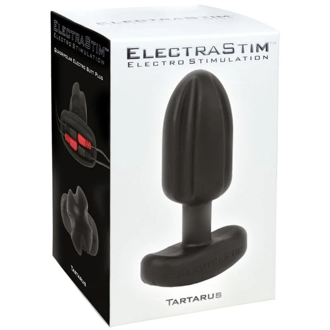 ELECTRASTIM - TARTARUS ANAL PLUG QUADRIPOLAR SILIKON SCHWARZ - Analplug