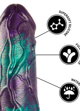 EPIC - BASILISK DILDO DOPPELT SCHUPPIG VERGNÜGEN GROSSE GRÖSSE - Dildos