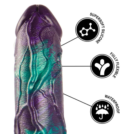 EPIC - BASILISK DILDO DOPPELT SCHUPPIG VERGNÜGEN GROSSE GRÖSSE - Dildos