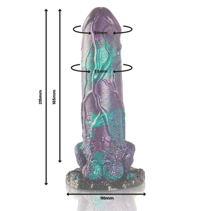 EPIC - BASILISK DILDO DOPPELT SCHUPPIG VERGNÜGEN GROSSE GRÖSSE - Dildos