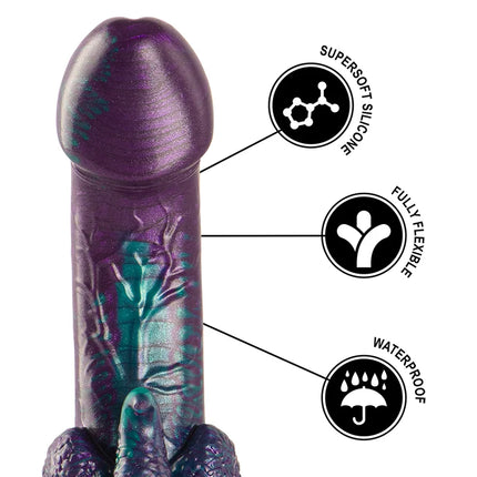 EPIC - BASILISK DILDO DOPPELT SCHUPPIG VERGNÜGEN KLEINE GRÖSSE - Dildos