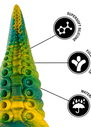 EPIC - CETUS GRÜNER TENTAKEL-DILDO GROSSE GRÖSSE - Dildos