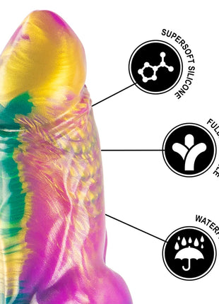 EPIC - IRIS DILDO MIT REGENBOGENFARBENEN HODEN DER VERGNÜGUNG - Dildos