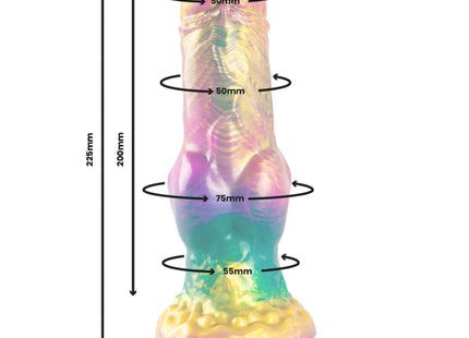 EPIC - IRIS DILDO MIT REGENBOGENFARBENEN HODEN DER VERGNÜGUNG - Dildos